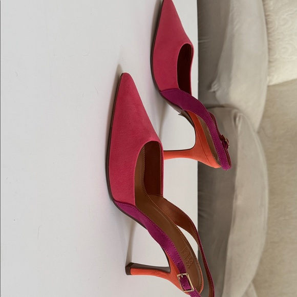 ASOS Fuchsia, Orange, Violet  Slingback Heels - Picture 3 of 6